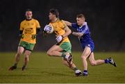 2 December 2015; Conor Herlihy, Gneeveguilla, in action against Adam Quirke, St Mary's. Kerry Senior Football League Division 2, Gneeveguilla v St Mary's. Lewis Road, Killarney, Co. Kerry. Picture credit: Stephen McCarthy / SPORTSFILE