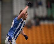 6 December 2015; Aran Waters celebrates after scoring a late point, which proved to be the winner, for Ballyboden St Enda's. AIB Leinster GAA Senior Club Football Championship Final, Portlaoise v Ballyboden St Enda's. O'Connor Park, Tullamore, Co. Offaly. Picture credit: Ray McManus / SPORTSFILE