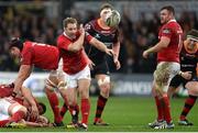 6 December 2015; Tomas O’Leary, Munster, gets the ball away. Guinness PRO12, Round 9, Newport Gwent Dragons v Munster. Rodney Parade, Newport, Wales. Picture credit: Ben Evans / SPORTSFILE