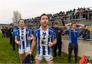 6 December 2015; Darren O'Reilly, left, and Stephen O'Connor, Ballyboden St Enda's, watch the closing seconds of the game. AIB Leinster GAA Senior Club Football Championship Final, Portlaoise v Ballyboden St Enda's. O'Connor Park, Tullamore, Co. Offaly. Picture credit: Ray McManus / SPORTSFILE