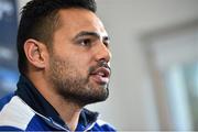 8 December 2015; Leinster's Ben Te'o during a press conference. Leinster Rugby Press Conference. Leinster Rugby HQ, UCD, Belfield, Dublin. Picture credit: Ramsey Cardy / SPORTSFILE
