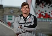 8 December 2015; Ulster's Louis Ludik after a press conference. Ulster Rugby Press Conference, Kingspan Stadium, Ravenhill Park, Belfast, Co. Antrim. Picture credit: Oliver McVeigh / SPORTSFILE