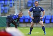 8 December 2015; Leinster's Ian Madigan, left, and Sean Cronin during squad training. Leinster Rugby Squad Training, Rosemount, UCD, Belfield, Dublin. Picture credit: Ramsey Cardy / SPORTSFILE