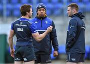8 December 2015; Leinster's Isa Nacewa, centre, Isaac Boss, left, and Fergus McFadden during squad training. Leinster Rugby Squad Training, Rosemount, UCD, Belfield, Dublin. Picture credit: Ramsey Cardy / SPORTSFILE