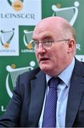 10 December 2015; Leinster GAA Chairman John Horan. At the Launch of the Leinster GAA Strategic Vision and Action Plan. Croke Park, Dublin. Picture credit: Matt Browne / SPORTSFILE