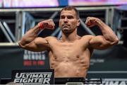 10 December 2015; Artem Lobov weighs in ahead of his featherweight bout against Ryan Hall. The Ultimate Fighter Finale: Weigh-In, MGM Grand Garden Arena, Las Vegas, USA. Picture credit: Ramsey Cardy / SPORTSFILE