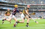 6 September 2009; Canice Maher, Kilkenny, in action against Johnny Coen, Galway. ESB GAA Hurling All-Ireland Minor Championship Final, Kilkenny v Galway, Croke Park, Dublin. Picture credit: Stephen McCarthy / SPORTSFILE