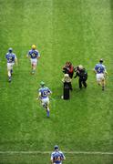 6 September 2009; Tipperary make their way onto the pitch. GAA Hurling All-Ireland Senior Championship Final, Kilkenny v Tipperary, Croke Park, Dublin. Picture credit: Stephen McCarthy / SPORTSFILE