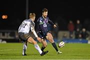 11 December 2015; Danie Poolman, Connacht, in action against Chris Harris, Newcastle Falcons. European Rugby Challenge Cup, Pool 1, Round 2, Connacht v Newcastle Falcons. The Sportsground, Galway. Picture credit: Diarmuid Greene / SPORTSFILE
