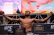 11 December 2015; Ronaldo Souza weighs in ahead of his middleweight bout against Yoel Romero. UFC 194: Weigh-In, MGM Grand Garden Arena, Las Vegas, USA. Picture credit: Ramsey Cardy / SPORTSFILE