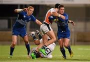 11 December 2015; Colm O'Shea, Leinster A, is tackled by Phil Chesters, Ealing Trailfinders. British & Irish Cup, Pool 1, Leinster A v Ealing Trailfinders. Donnybrook Stadium, Donnybrook, Dublin. Picture credit: Stephen McCarthy / SPORTSFILE