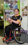 12 December 2015;  Peter Lewis, Ulster/Antrim and Roger Casement GAA club, Portglenone, who won Hurler of the Year, Young Player of the Year and an All-Star award, during the M. Donnelly GAA Wheelchair Hurling Interprovincial All-Star Awards & All-Ireland Finals. I.T. Blanchardstown, Blanchardstown, Dublin 15. Picture credit: Oliver McVeigh / SPORTSFILE