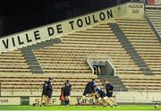 12 December 2015; A general view of Leinster players during the captain's run ahead of their European Rugby Champions Cup,  Pool 5, Round 3, match against RC Toulon. Stade Felix Mayol, Toulon, France. Picture credit: Seb Daly / SPORTSFILE