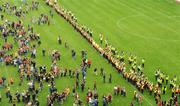 6 September 2009; Stewards and Garda’ make a line to try and move Kilkenny supporters off the field. GAA Hurling All-Ireland Senior Championship Final, Kilkenny v Tipperary, Croke Park, Dublin. Picture credit: Daire Brennan / SPORTSFILE