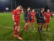 12 December 2015; Robin Copeland, Munster, after the game with his team-mates. European Rugby Champions Cup, Pool 4, Round 3, Munster v Leicester Tigers. Thomond Park, Limerick. Picture credit: Matt Browne / SPORTSFILE