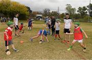 12 December 2015; A general view of activities during a Celtic Cowboys coaching session. All-Star Tour 2015, sponsored by Opel. McEachern Field, Austin, Texas, USA. Picture credit: Ray McManus / SPORTSFILE