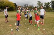 12 December 2015; Children from the host club go through routines during a Celtic Cowboys coaching session. All-Star Tour 2015, sponsored by Opel. McEachern Field, Austin, Texas, USA. Picture credit: Ray McManus / SPORTSFILE