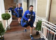 13 December 2015; Leinster's Martin Moore arrives ahead of the game. European Rugby Champions Cup,  Pool 5, Round 3, RC Toulon v Leinster. Stade Felix Mayol, Toulon, France. Picture credit: Stephen McCarthy / SPORTSFILE