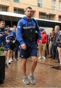 13 December 2015; Leinster's Rob Kearney arrives ahead of the game. European Rugby Champions Cup,  Pool 5, Round 3, RC Toulon v Leinster. Stade Felix Mayol, Toulon, France. Picture credit: Seb Daly / SPORTSFILE