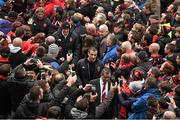 13 December 2015; Toulon president Mourad Boudjellal arrives ahead of the game. European Rugby Champions Cup,  Pool 5, Round 3, RC Toulon v Leinster. Stade Felix Mayol, Toulon, France. Picture credit: Stephen McCarthy / SPORTSFILE