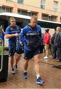 13 December 2015; Leinster's Ian Madigan arrives ahead of the game. European Rugby Champions Cup,  Pool 5, Round 3, RC Toulon v Leinster. Stade Felix Mayol, Toulon, France. Picture credit: Seb Daly / SPORTSFILE
