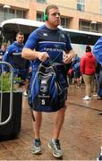 13 December 2015; Leinster's Sean Cronin arrives ahead of the game. European Rugby Champions Cup,  Pool 5, Round 3, RC Toulon v Leinster. Stade Felix Mayol, Toulon, France. Picture credit: Seb Daly / SPORTSFILE
