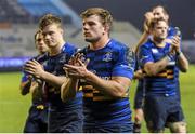 13 December 2015; Leinster's Jordi Murphy applauds the crowd following his side's defeat. European Rugby Champions Cup,  Pool 5, Round 3, RC Toulon v Leinster. Stade Felix Mayol, Toulon, France. Picture credit: Seb Daly / SPORTSFILE