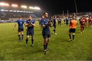 13 December 2015; Rhys Ruddock and his Leinster team-mates applaud the travelling supporters after the game. European Rugby Champions Cup,  Pool 5, Round 3, RC Toulon v Leinster. Stade Felix Mayol, Toulon, France. Picture credit: Stephen McCarthy / SPORTSFILE