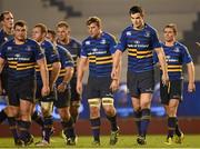 13 December 2015; Leinster players, from left, Devin Toner, Jack McGrath, Sean Cronin, Martin Moore, Rhys Ruddock, Jordi Murphy, Jonathan Sexton and Eoin Reddan following their side's defeat. European Rugby Champions Cup,  Pool 5, Round 3, RC Toulon v Leinster. Stade Felix Mayol, Toulon, France. Picture credit: Stephen McCarthy / SPORTSFILE