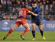 13 December 2015; Ben Te’o, Leinster, tackled by Matt Giteau, Toulon. European Rugby Champions Cup,  Pool 5, Round 3, RC Toulon v Leinster. Stade Felix Mayol, Toulon, France. Picture credit: Seb Daly / SPORTSFILE