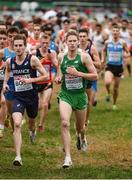 13 December 2015; Ireland's Brandon Hargreaves on his way to a 31st place finish in the U23 Men's event. SPAR European Cross Country Championships Hyeres 2015. Paray Le Monial, France. Picture credit: Cody Glenn / SPORTSFILE