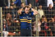13 December 2015; Jamie Heaslip, Leinster, reacts at the final whistle. European Rugby Champions Cup,  Pool 5, Round 3, RC Toulon v Leinster. Stade Felix Mayol, Toulon, France. Picture credit: Stephen McCarthy / SPORTSFILE