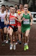 13 December 2015; Ireland's Kevin Mulcaire competes in the Junior Men's event. SPAR European Cross Country Championships Hyeres 2015. Paray Le Monial, France. Picture credit: Cody Glenn / SPORTSFILE