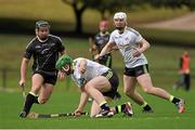 13 December 2015; Shane Dowling, Limerick, and David O'Callaghan, Dublin, right, 2014 All-Stars, in action against Richie Hogan, Kilkenny, 2015 All-Stars. GAA All-Star Tour 2015, sponsored by Opel, 2014 All-Stars v 2015 All-Stars. St Edward’s University, Austin, Texas, USA. Picture credit: Ray McManus / SPORTSFILE
