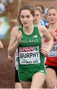 13 December 2015; Ireland's Sophie Murphy competes in the Junior Women's event. SPAR European Cross Country Championships Hyeres 2015. Paray Le Monial, France Picture credit: Cody Glenn / SPORTSFILE
