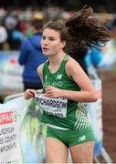 13 December 2015; Ireland's Aoibhe Richardson competes in the Junior Women's event. SPAR European Cross Country Championships Hyeres 2015. Paray Le Monial, France Picture credit: Cody Glenn / SPORTSFILE