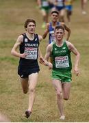 13 December 2015; Ireland's Jack O'Leary on his way to a 23rd place finish in the Junior Men's event. SPAR European Cross Country Championships Hyeres 2015. Paray Le Monial, France Picture credit: Cody Glenn / SPORTSFILE