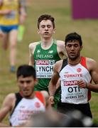 13 December 2015; Ireland's Peter Lynch finishes 52nd in the Junior Men's event. SPAR European Cross Country Championships Hyeres 2015. Paray Le Monial, France Picture credit: Cody Glenn / SPORTSFILE