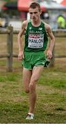 13 December 2015; Ireland's Aaron Hanlon competes in the U23 Men's event. SPAR European Cross Country Championships Hyeres 2015. Paray Le Monial, France Picture credit: Cody Glenn / SPORTSFILE