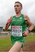13 December 2015; Ireland's Ryan Creech competes in the Senior Men's event. SPAR European Cross Country Championships Hyeres 2015. Paray Le Monial, France Picture credit: Cody Glenn / SPORTSFILE