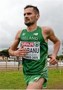 13 December 2015; Ireland's Sergiu Ciobanu competes in the Senior Men's event. SPAR European Cross Country Championships Hyeres 2015. Paray Le Monial, France Picture credit: Cody Glenn / SPORTSFILE