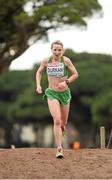 13 December 2015; Ireland's Ciara Durkan on her way to a 43rd place finish in the Senior Women's event. SPAR European Cross Country Championships Hyeres 2015. Paray Le Monial, France Picture credit: Cody Glenn / SPORTSFILE