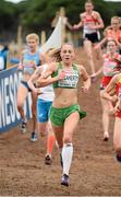 13 December 2015; Ireland's Kerry O'Flaherty on her way to a 55th place finish in the Senior Women's event. SPAR European Cross Country Championships Hyeres 2015. Paray Le Monial, France Picture credit: Cody Glenn / SPORTSFILE