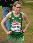 13 December 2015; Ireland's Fionnuala McCormack after her 4th place finish in the Senior Women's event. SPAR European Cross Country Championships Hyeres 2015. Paray Le Monial, France Picture credit: Cody Glenn / SPORTSFILE