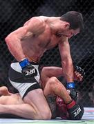 12 December 2015; Luke Rockhold, above, in action against Chris Weidman during their middleweight bout. UFC 194: Undercard, MGM Grand Garden Arena, Las Vegas, USA. Picture credit: Ramsey Cardy / SPORTSFILE