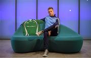 15 December 2015; Dublin footballer Jonny Cooper at the launch of the Bord na Móna Leinster GAA Series. Croke Park, Dublin. Photo by Sportsfile