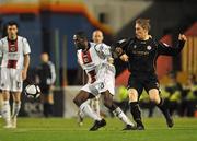 11 September 2009; Joseph Ndo, Bohemians, in action against Conor O'Grady, Sligo Rovers. FAI Ford Cup Quarter-Final, Bohemians v Sligo Rovers, Dalymount Park, Dublin. Picture credit: Brian Lawless / SPORTSFILE