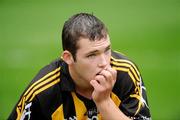 6 September 2009; A dejected Ger Aylward, Kilkenny, after the match. ESB GAA Hurling All-Ireland Minor Championship Final, Kilkenny v Galway, Croke Park, Dublin. Picture credit: Brian Lawless / SPORTSFILE