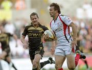12 September 2009; Simon Danielli, Ulster, on his way to scoring his side's second try. Celtic League, Ospreys v Ulster, Liberty Stadium, Swansea, Wales. Picture credit: Steve Pope / SPORTSFILE