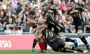 12 September 2009; Ulster's Willie Faloon tries to break through the Ospreys defence. Celtic League, Ospreys v Ulster, Liberty Stadium, Swansea, Wales. Picture credit: Steve Pope / SPORTSFILE
